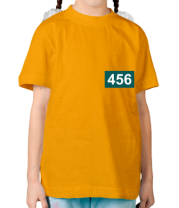 Детская футболка Игрок 456 (любую цифру) фото