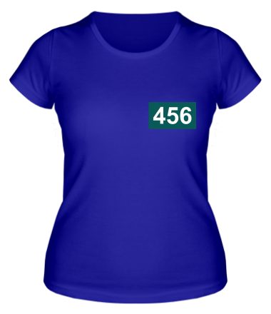 Женская футболка Игрок 456 (любую цифру)