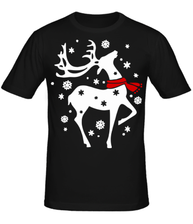 Мужская футболка Happy Cristmas