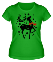 Женская футболка Happy Cristmas фото