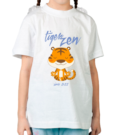 Детская футболка Tiger zen