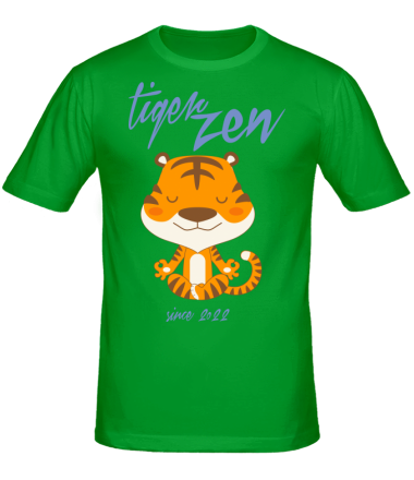 Мужская футболка Tiger zen