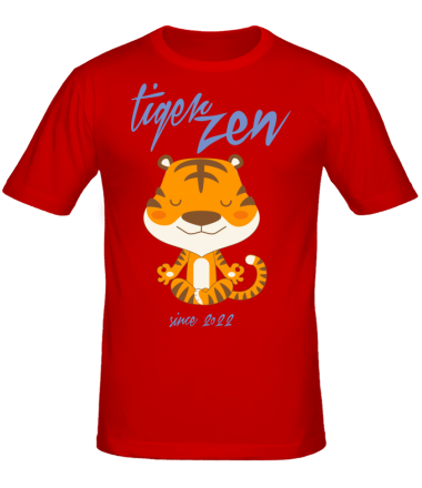 Мужская футболка Tiger zen