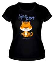 Женская футболка Tiger zen фото