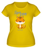 Женская футболка Tiger zen фото