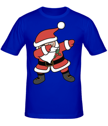 Мужская футболка  Santa dabbing