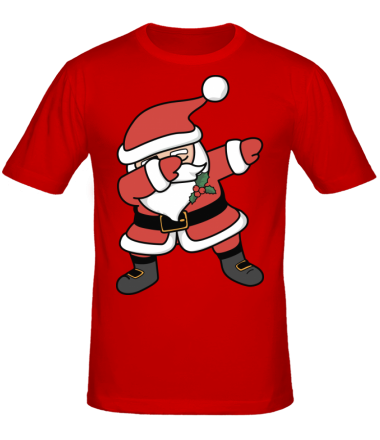 Мужская футболка  Santa dabbing