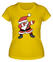 Женская футболка  Santa dabbing фото