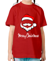Детская футболка Merry Christmas фото