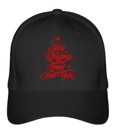 Бейсболка Merry Christmas and Happy New Year