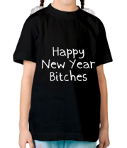 Детская футболка Happy New Year bitches фото