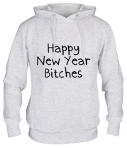 Толстовка худи Happy New Year bitches фото