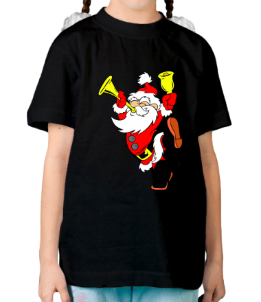 Детская футболка Happy Santa Claus