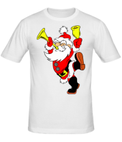 Мужская футболка Happy Santa Claus