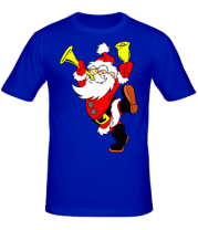 Мужская футболка Happy Santa Claus фото