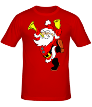 Мужская футболка Happy Santa Claus фото