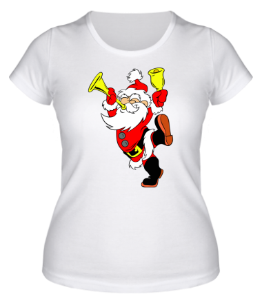 Женская футболка Happy Santa Claus