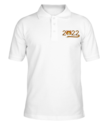 Мужская футболка поло  2022 - Год Тигра
