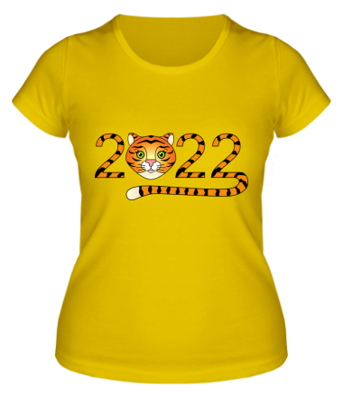 Женская футболка  2022 - Год Тигра