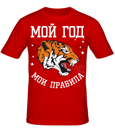 Мужская футболка Мой год мои правила!
