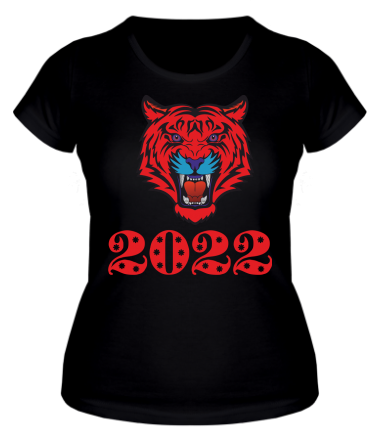 Женская футболка Новый год 2022