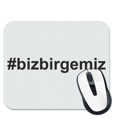 Коврик для мыши #bizbirgemiz