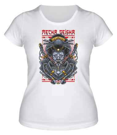 Женская футболка Mecha Geisha