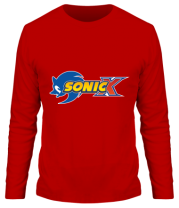 Мужская футболка длинный рукав Sonic фото