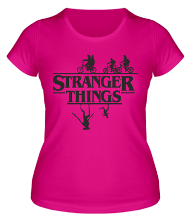 Женская футболка Stranger things