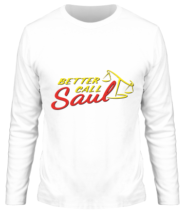 Мужская футболка длинный рукав Better call Saul