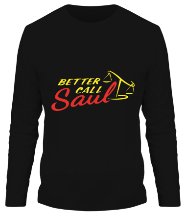 Мужская футболка длинный рукав Better call Saul