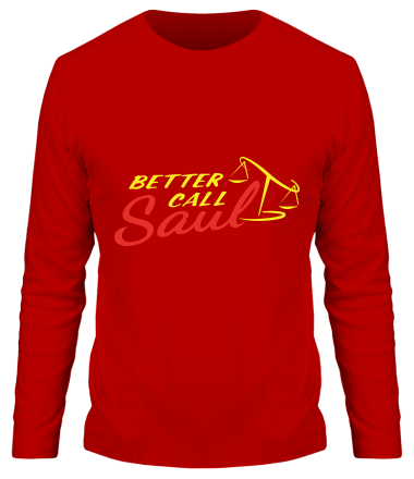 Мужская футболка длинный рукав Better call Saul