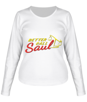 Женская футболка длинный рукав Better call Saul фото