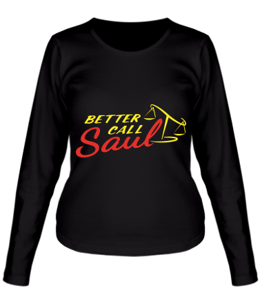 Женская футболка длинный рукав Better call Saul