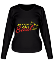 Женская футболка длинный рукав Better call Saul фото