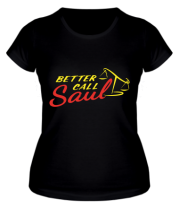 Женская футболка Better call Saul
