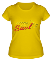 Женская футболка Better call Saul фото