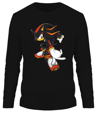 Мужская футболка длинный рукав Shadow Sonic