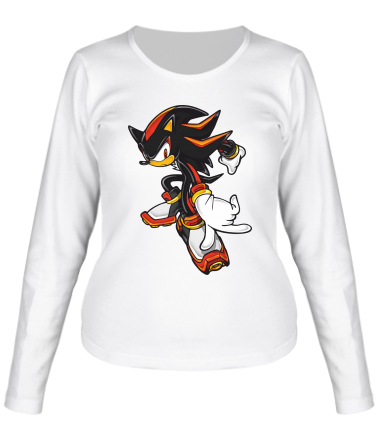 Женская футболка длинный рукав Shadow Sonic