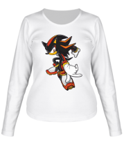 Женская футболка длинный рукав Shadow Sonic фото
