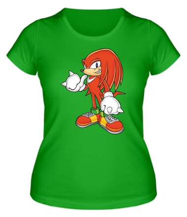 Женская футболка Knuckles Sonic