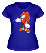 Женская футболка Knuckles Sonic фото