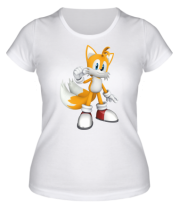 Женская футболка Tails Sonic фото