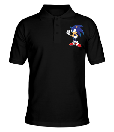 Мужская футболка поло Sonic