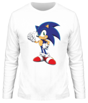 Мужская футболка длинный рукав Sonic фото