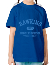 Детская футболка Hawkins Miiddle School фото