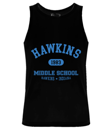 Мужская майка Hawkins Miiddle School