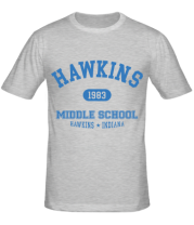 Мужская футболка Hawkins Miiddle School фото