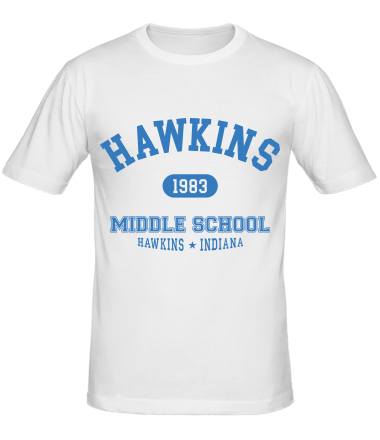 Мужская футболка Hawkins Miiddle School