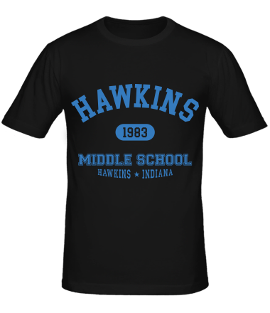Мужская футболка Hawkins Miiddle School